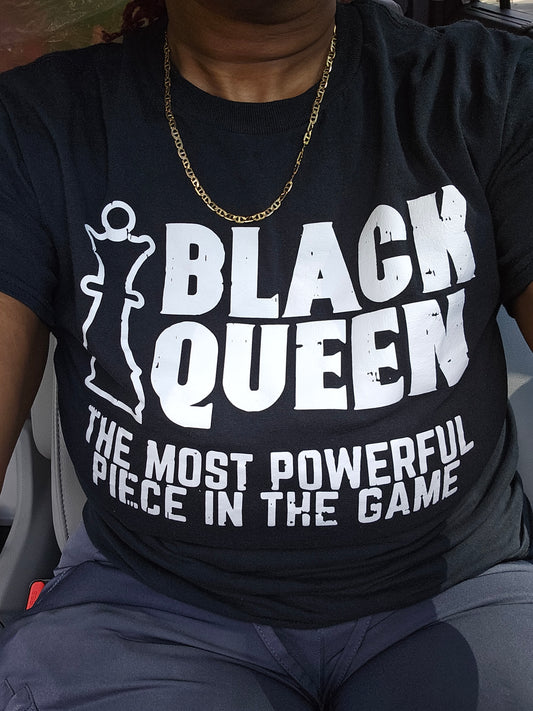 Black Queen Chess Tee