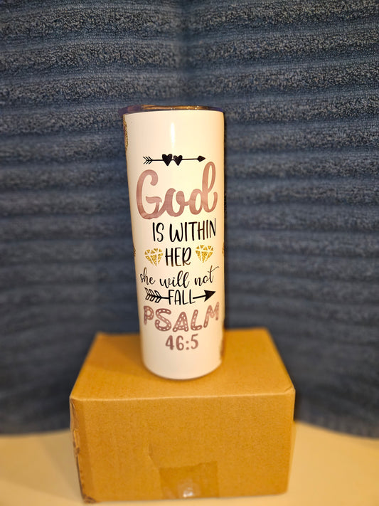 Faith, Psalms Tumbler