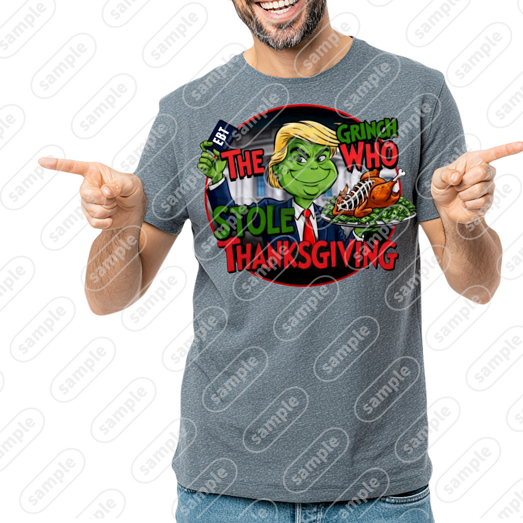 Grinch Stole Thanksgiving sweatshirt, shirt, hoodie, Trump cartoon