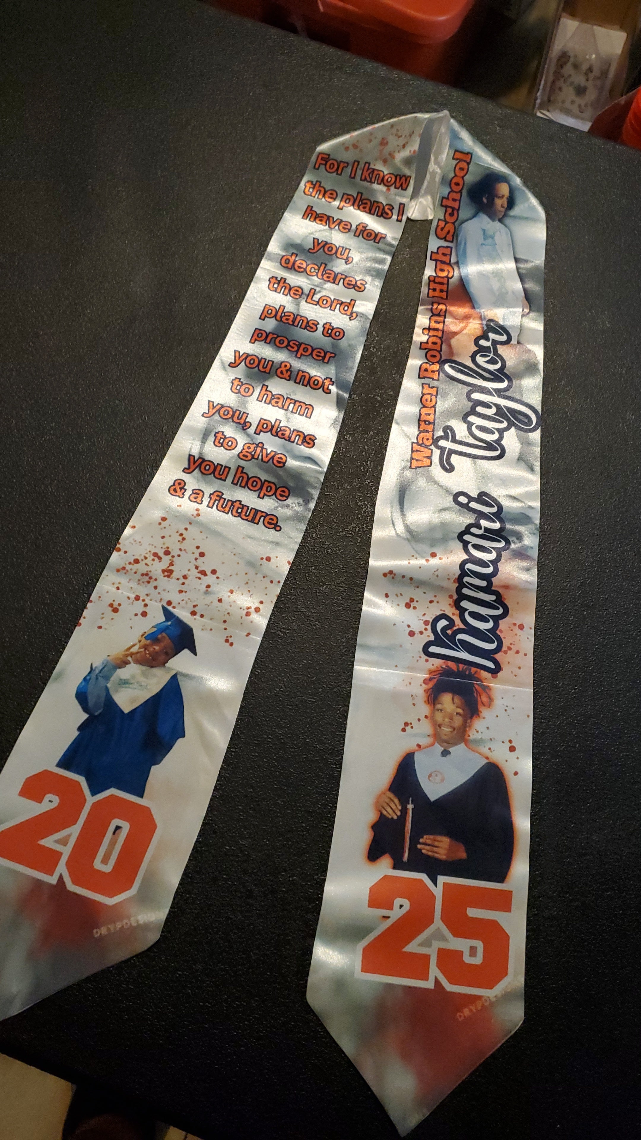 Custom Graduation Stoles