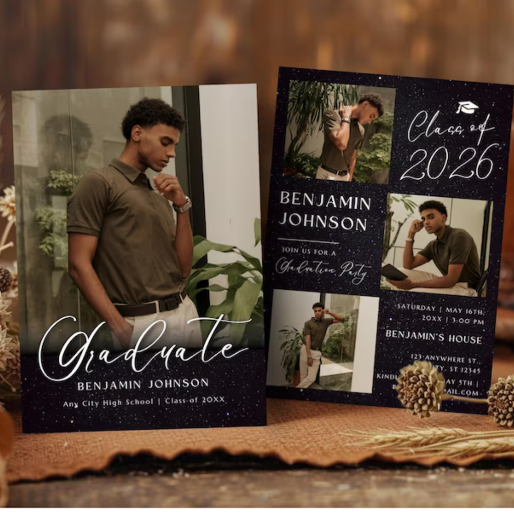 Invitations, Graduation, Wedding, Birthday, Celebration