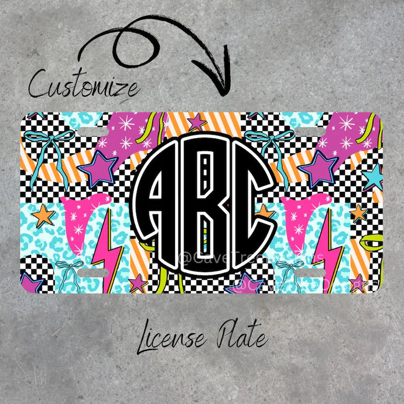 Personalized Car Tag-License Plate-Personalized Gift-Monogram-Car Tag-Car License Plate-Car Tag-Gifts for Her-Sublimation Printer