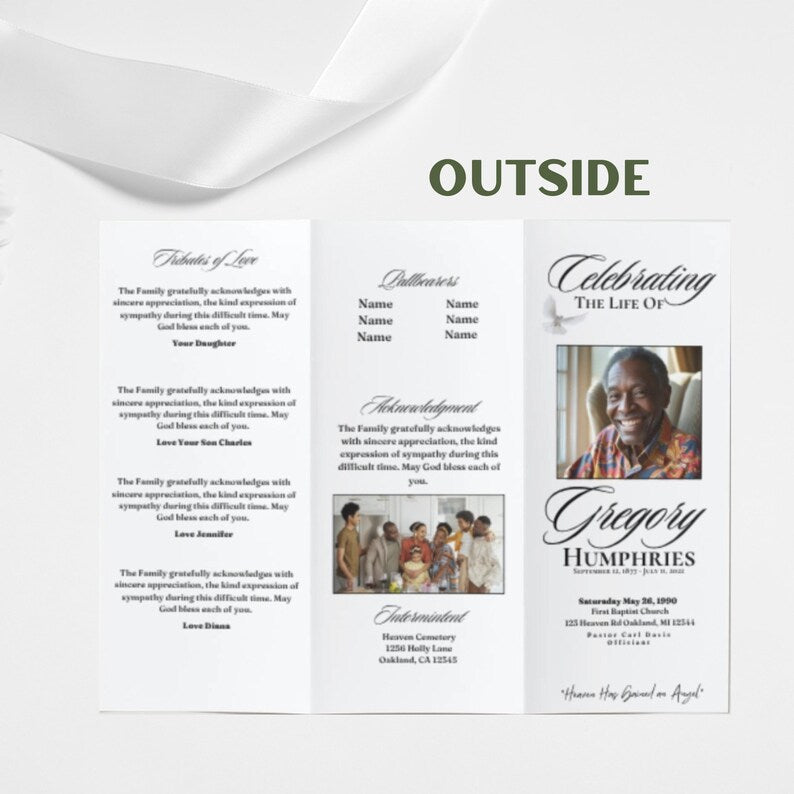 Memorial/Funeral Programs