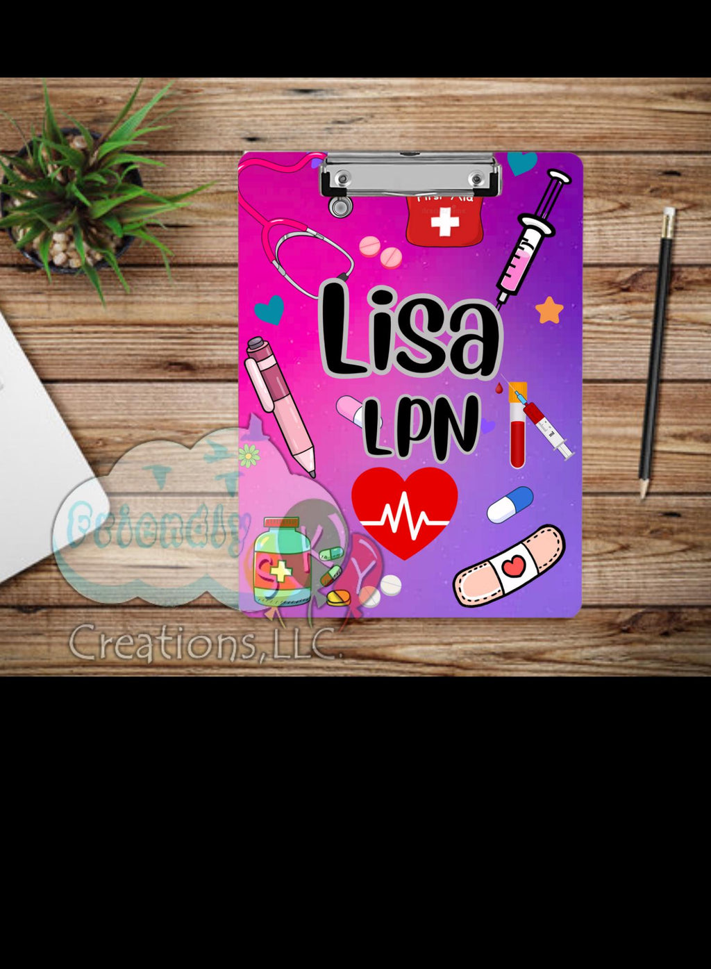 Nurse Personalized Clip Boards