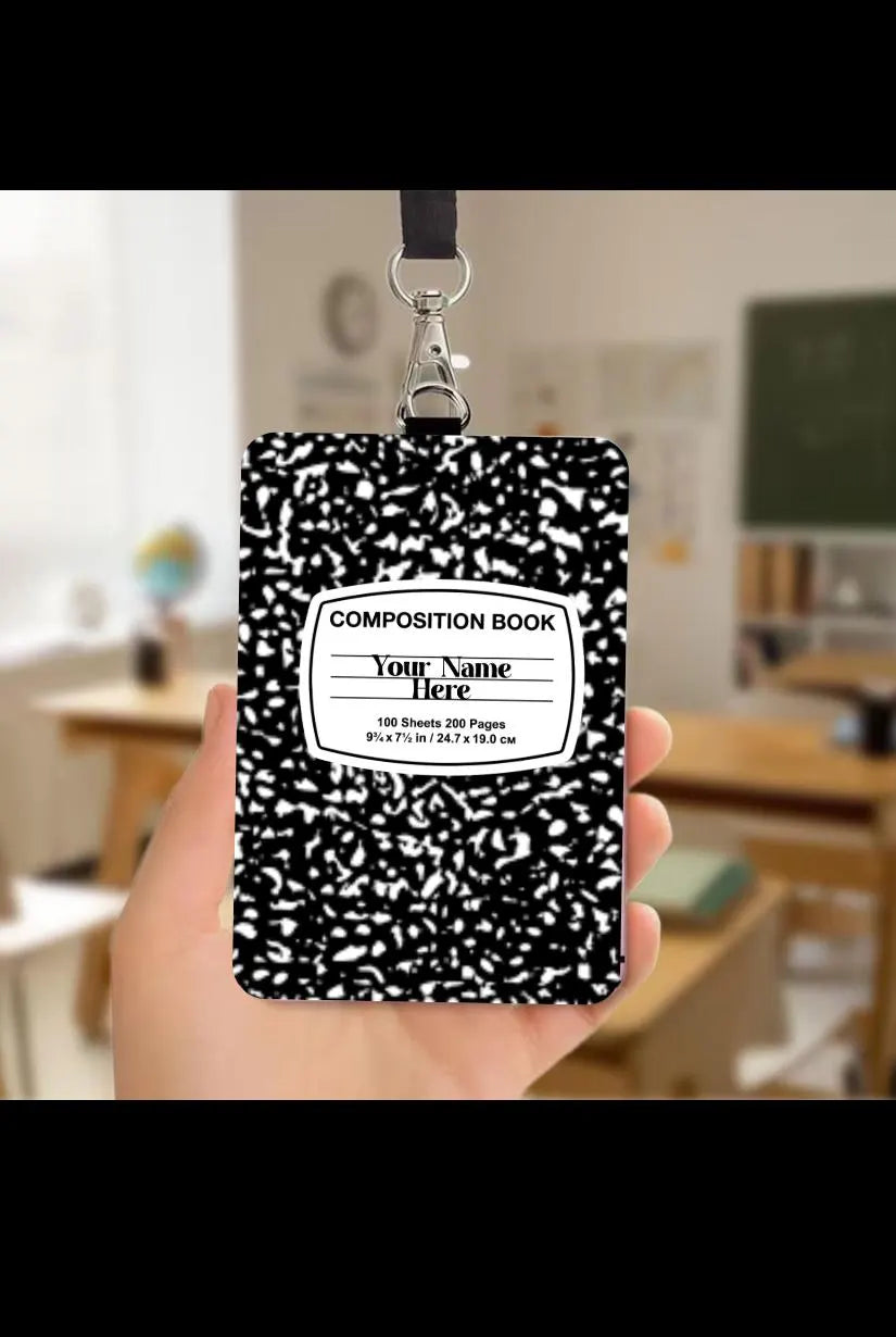 Personalized Teacher ID Badge Holders