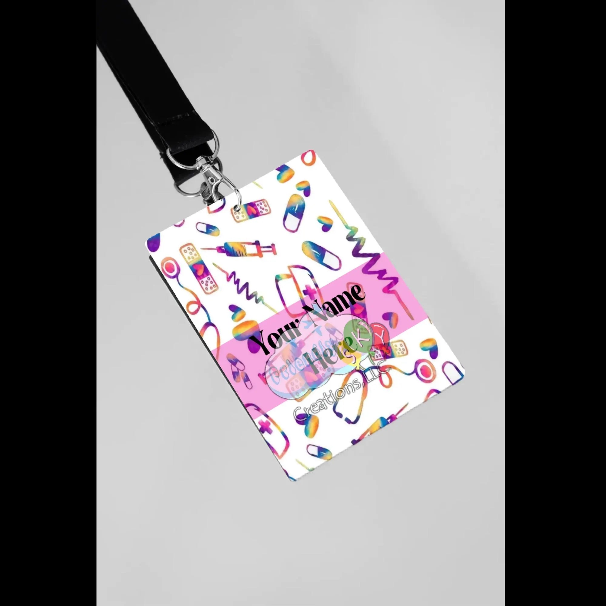 Personalized Medical ID Badge Holders
