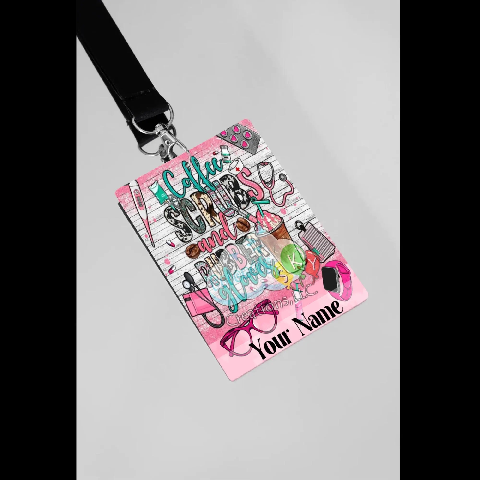 Personalized Medical ID Badge Holders