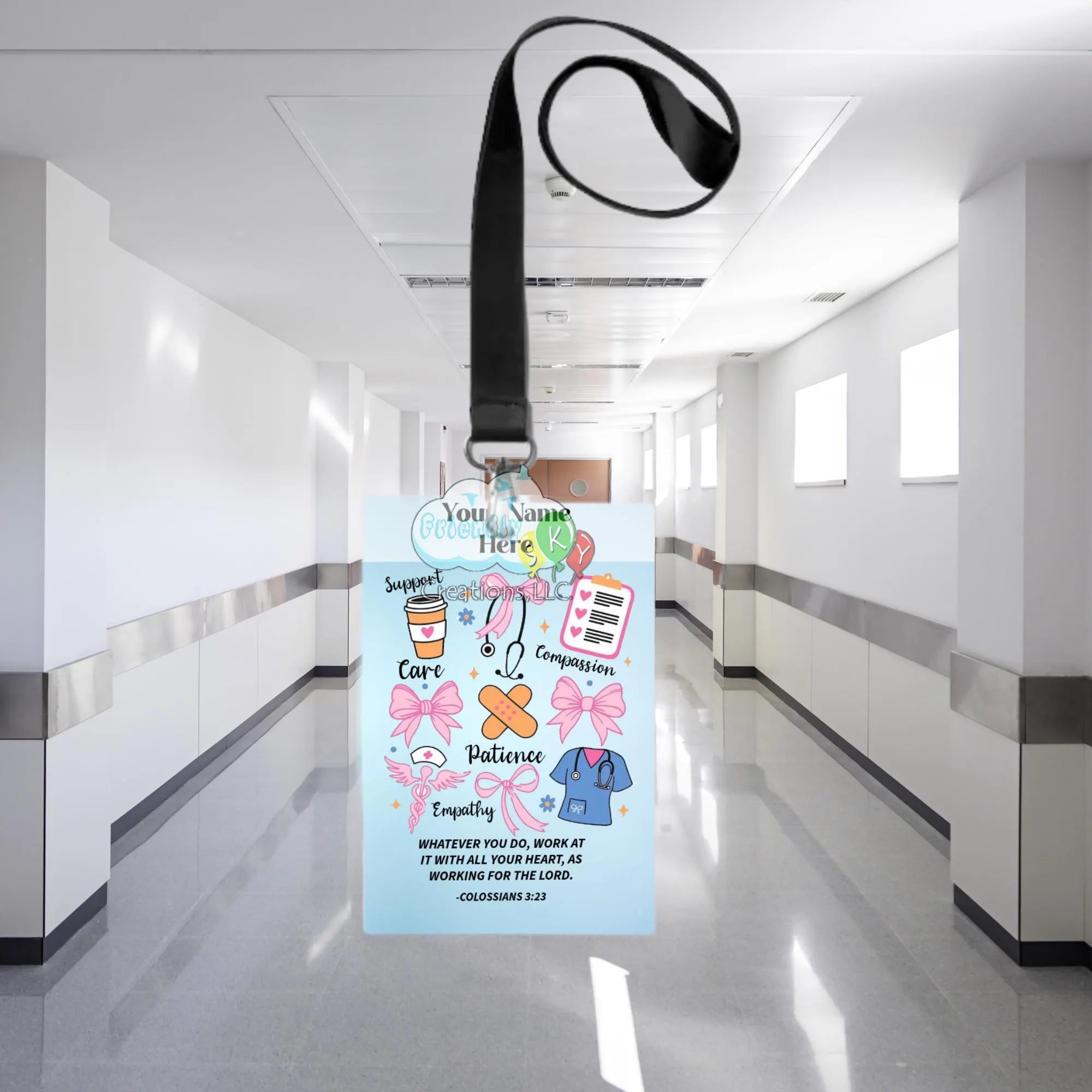 Personalized Medical ID Badge Holders
