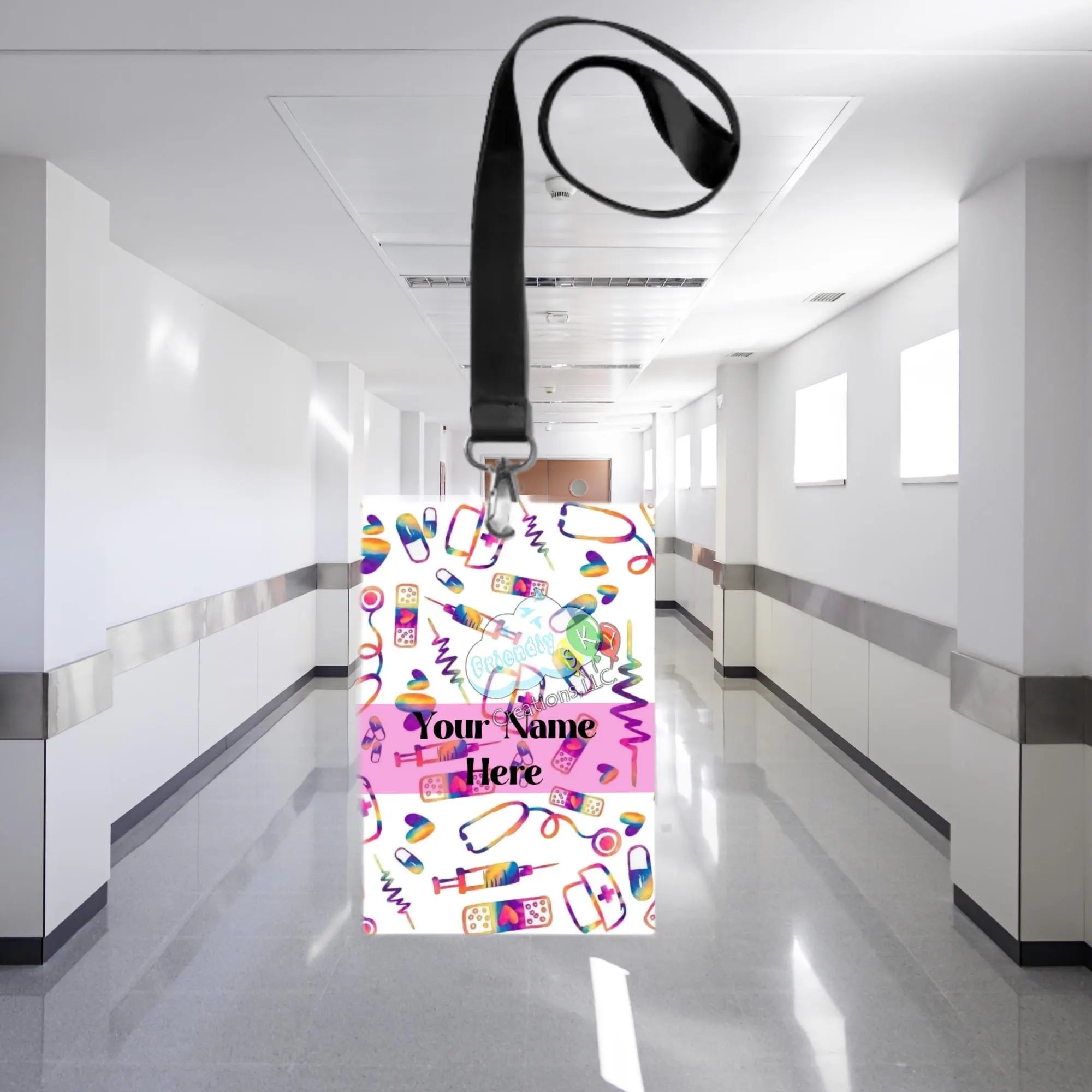 Personalized Medical ID Badge Holders