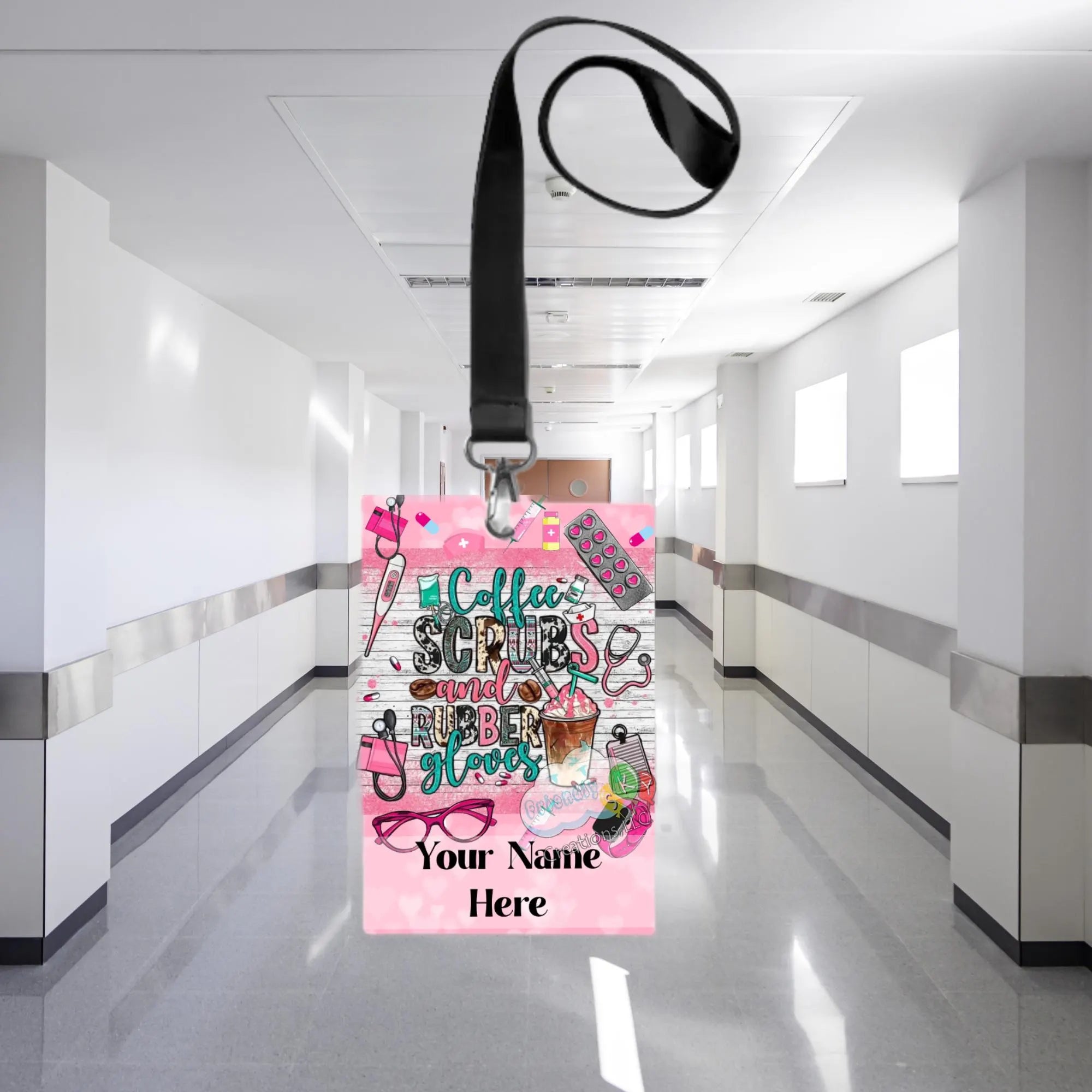 Personalized Medical ID Badge Holders