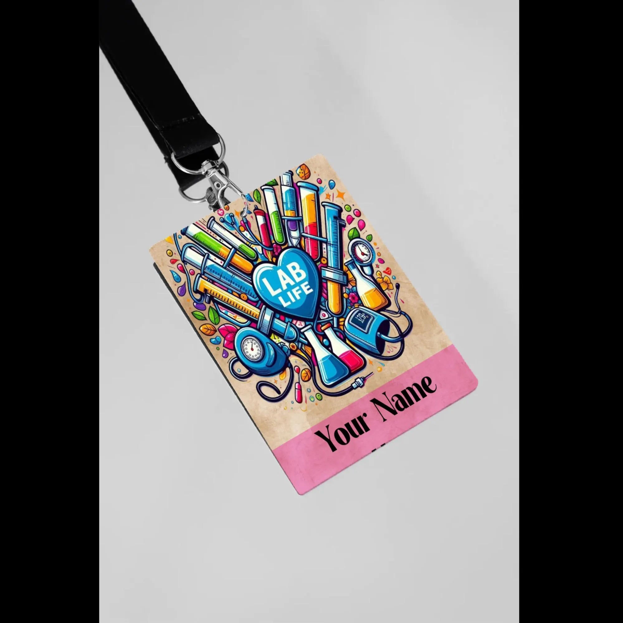 Personalized Medical ID Badge Holders