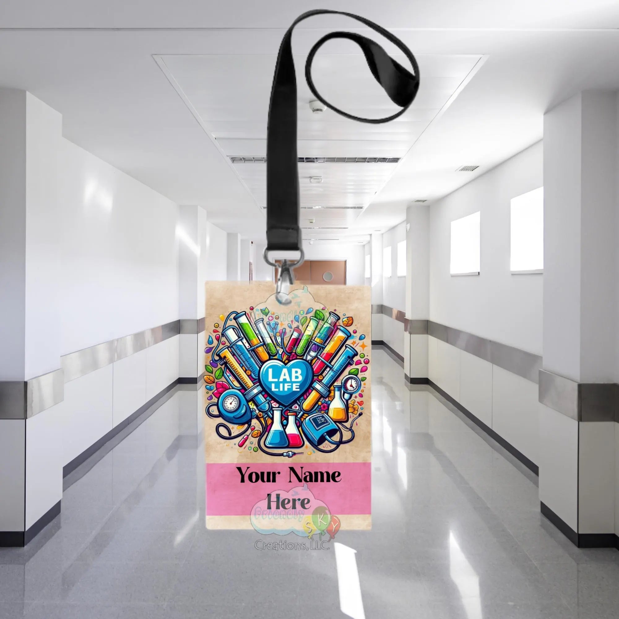 Personalized Medical ID Badge Holders