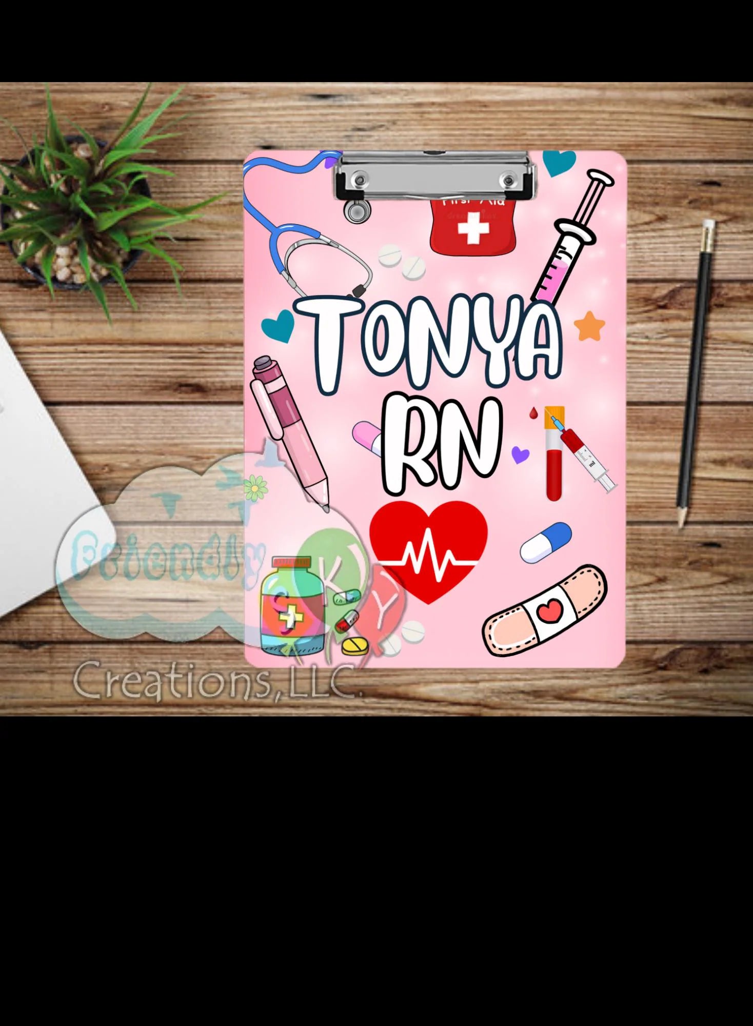 Nurse Personalized Clip Boards