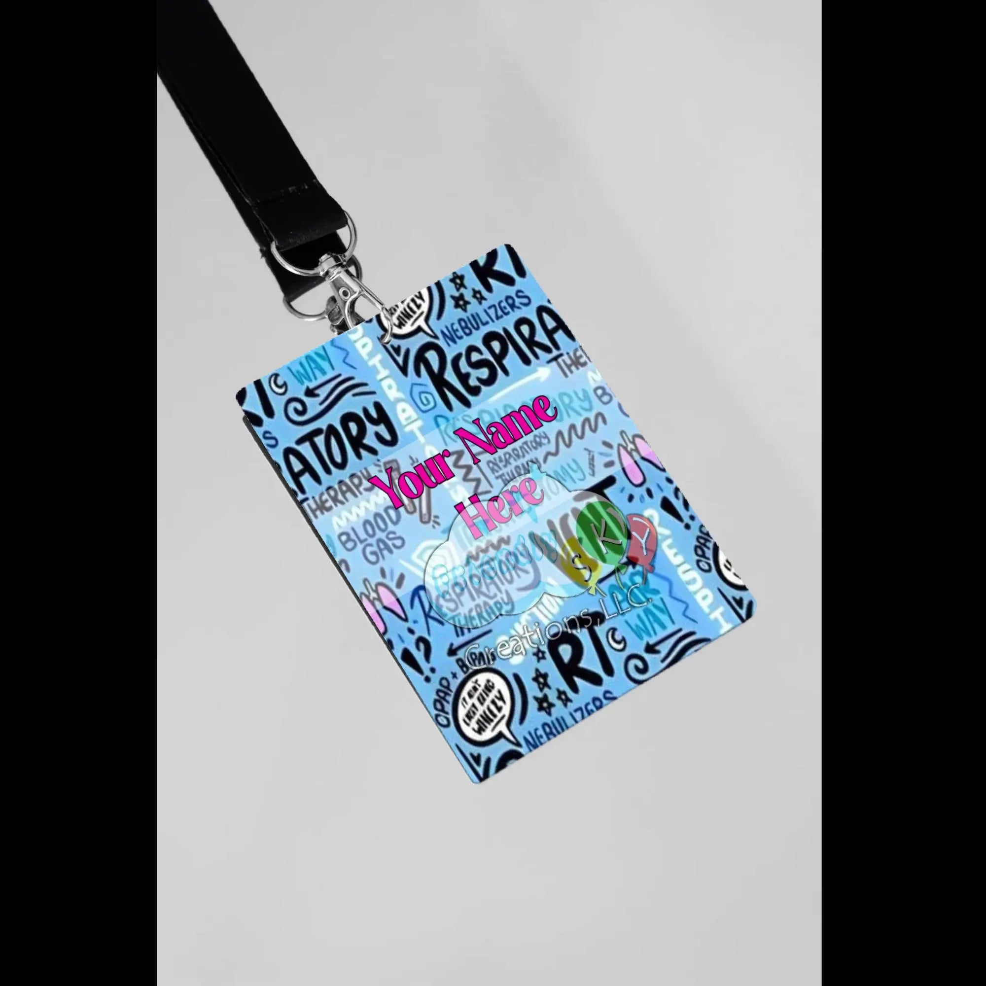 Personalized Medical ID Badge Holders