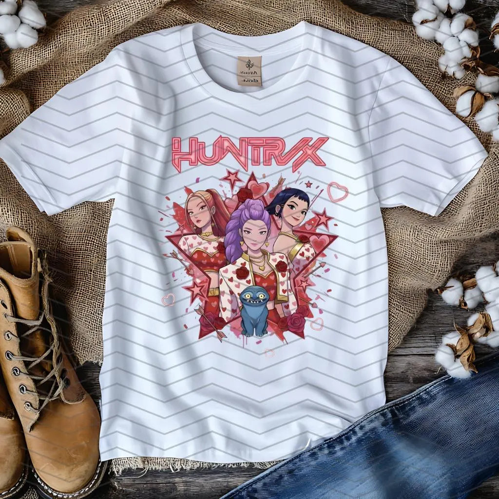 KPOP Valentine shirt design, PNG file, Clipart Image