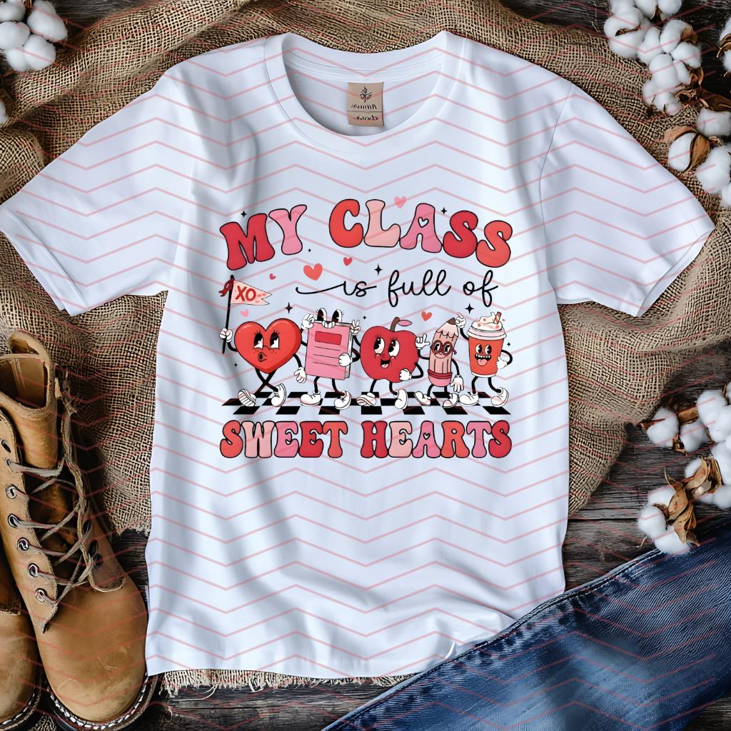 Teacher's Classroom Valentine, Students are sweethearts, PNG file, Clipart Image