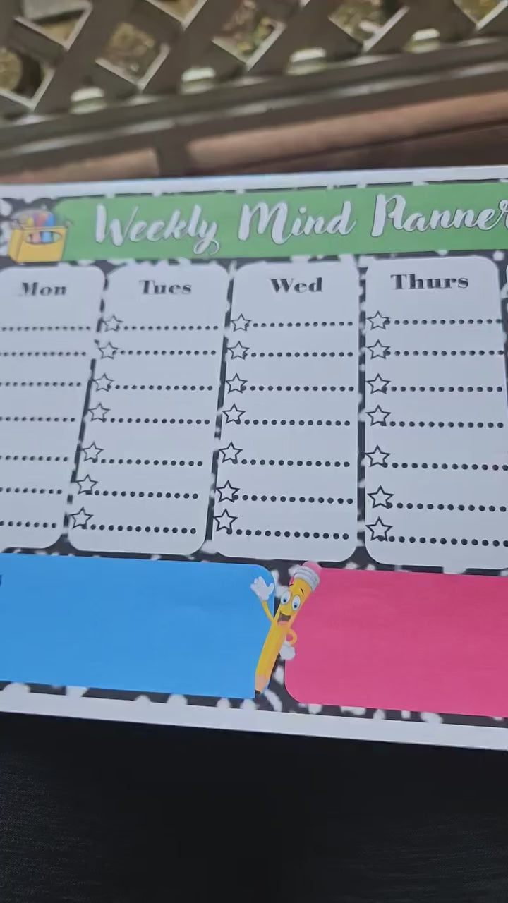 Teacher Weekly Planner