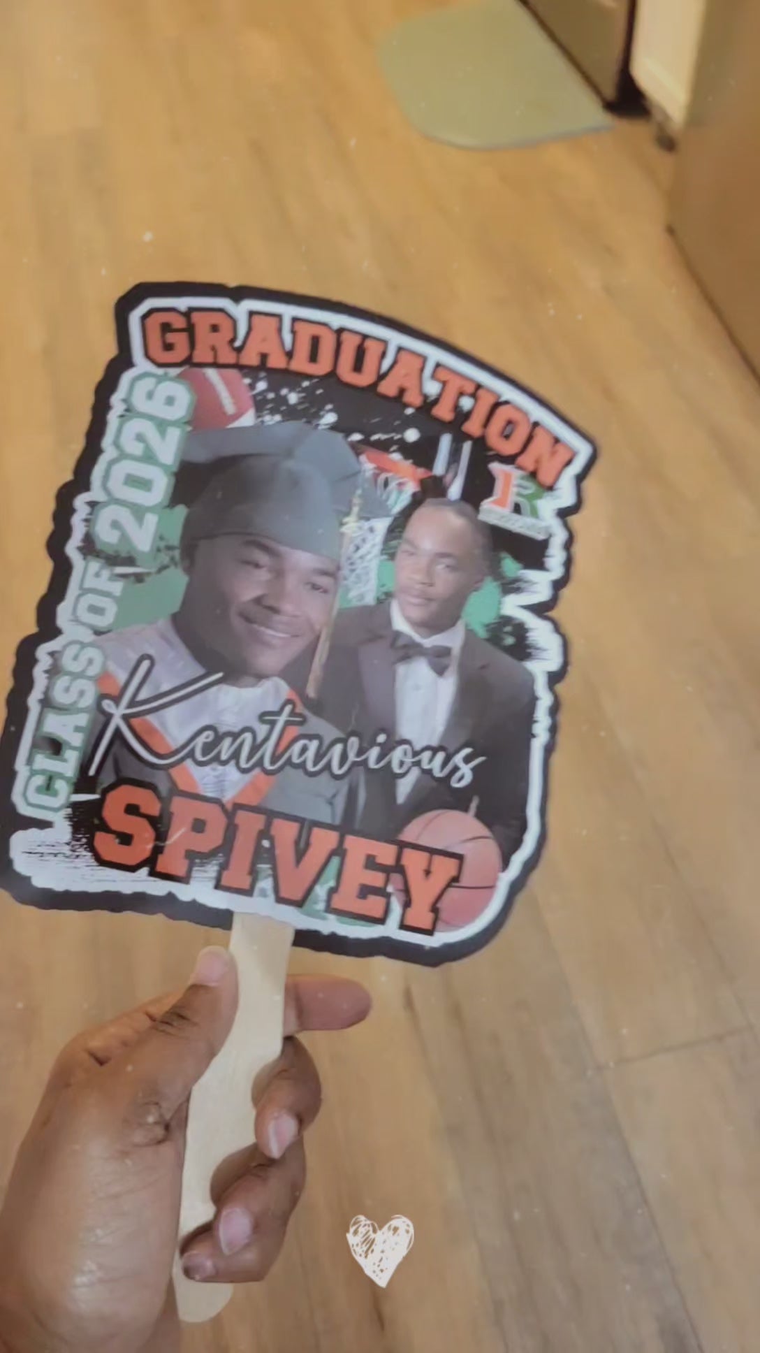 Custom Graduation fans
