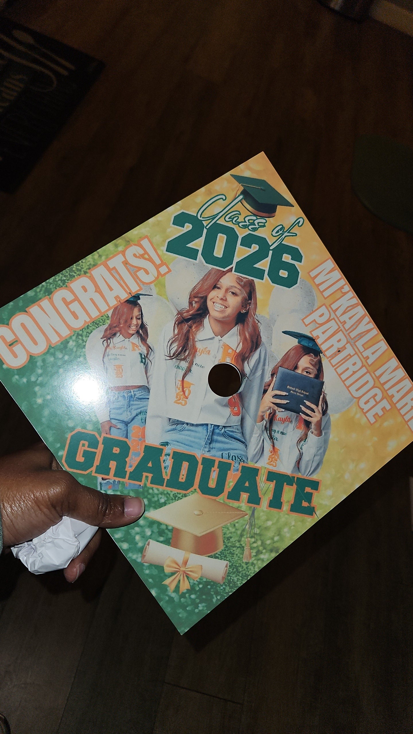 Graduation cap toppers