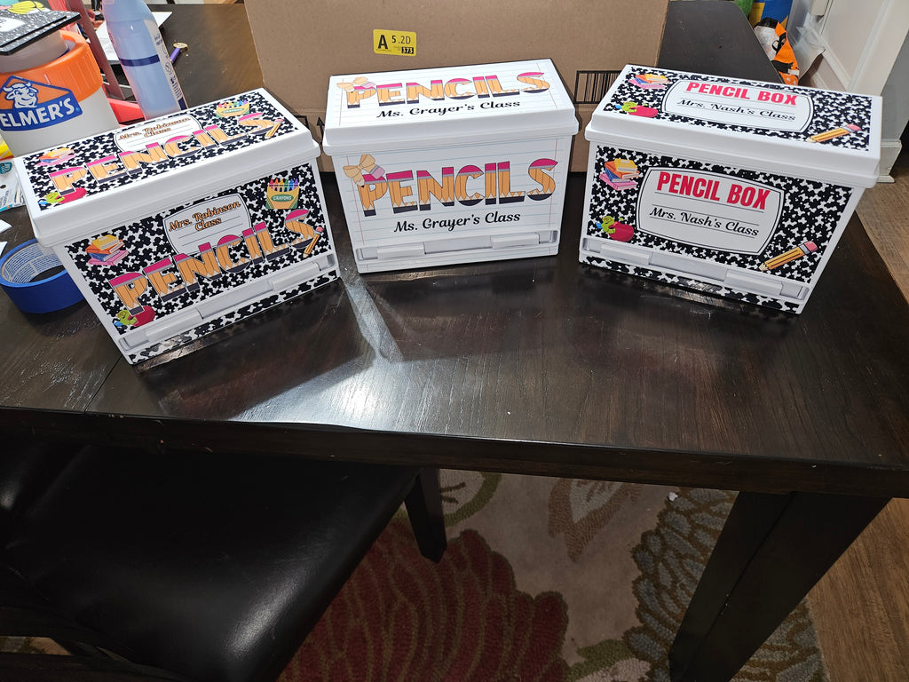 Personalized Pencil Dispenser for Teachers