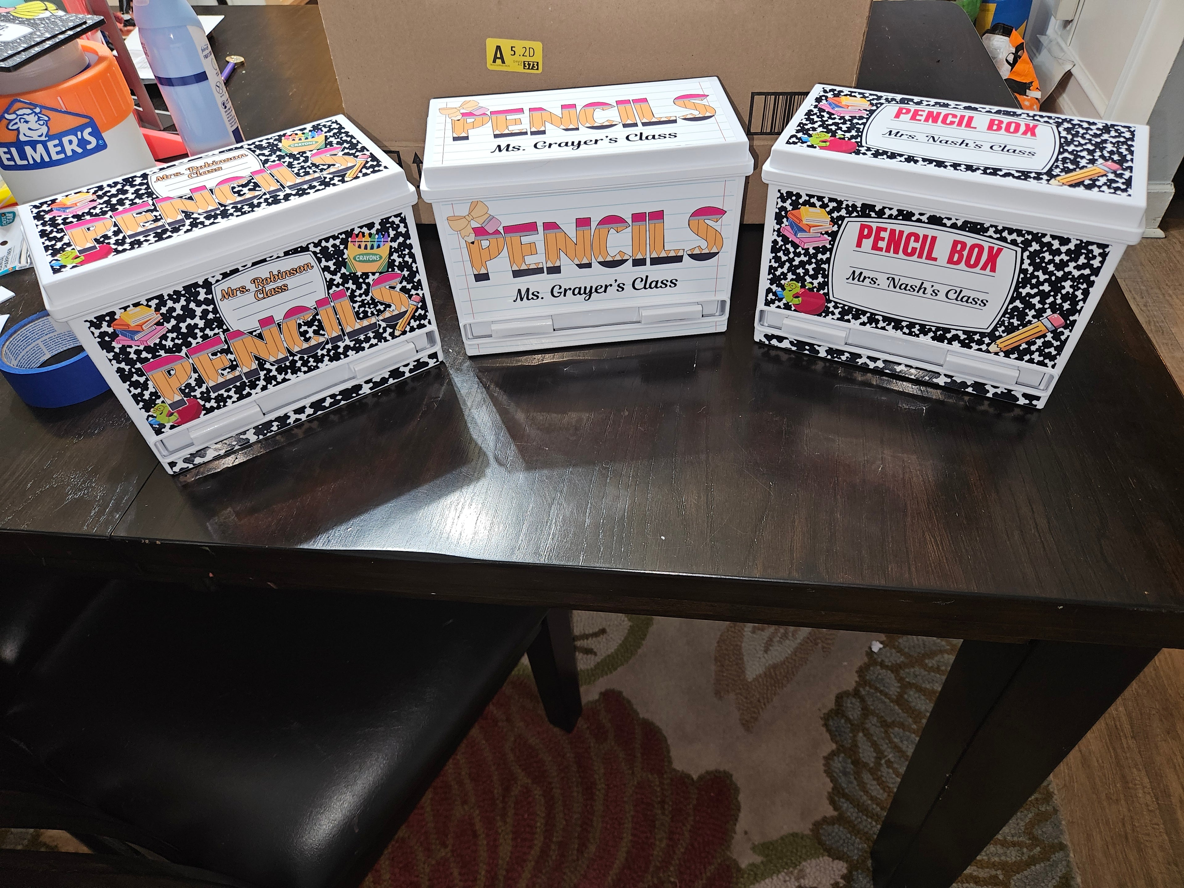 Personalized Pencil Dispenser for Teachers