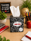 Composition/notebook paper Printed 3D Kleenex cover box
