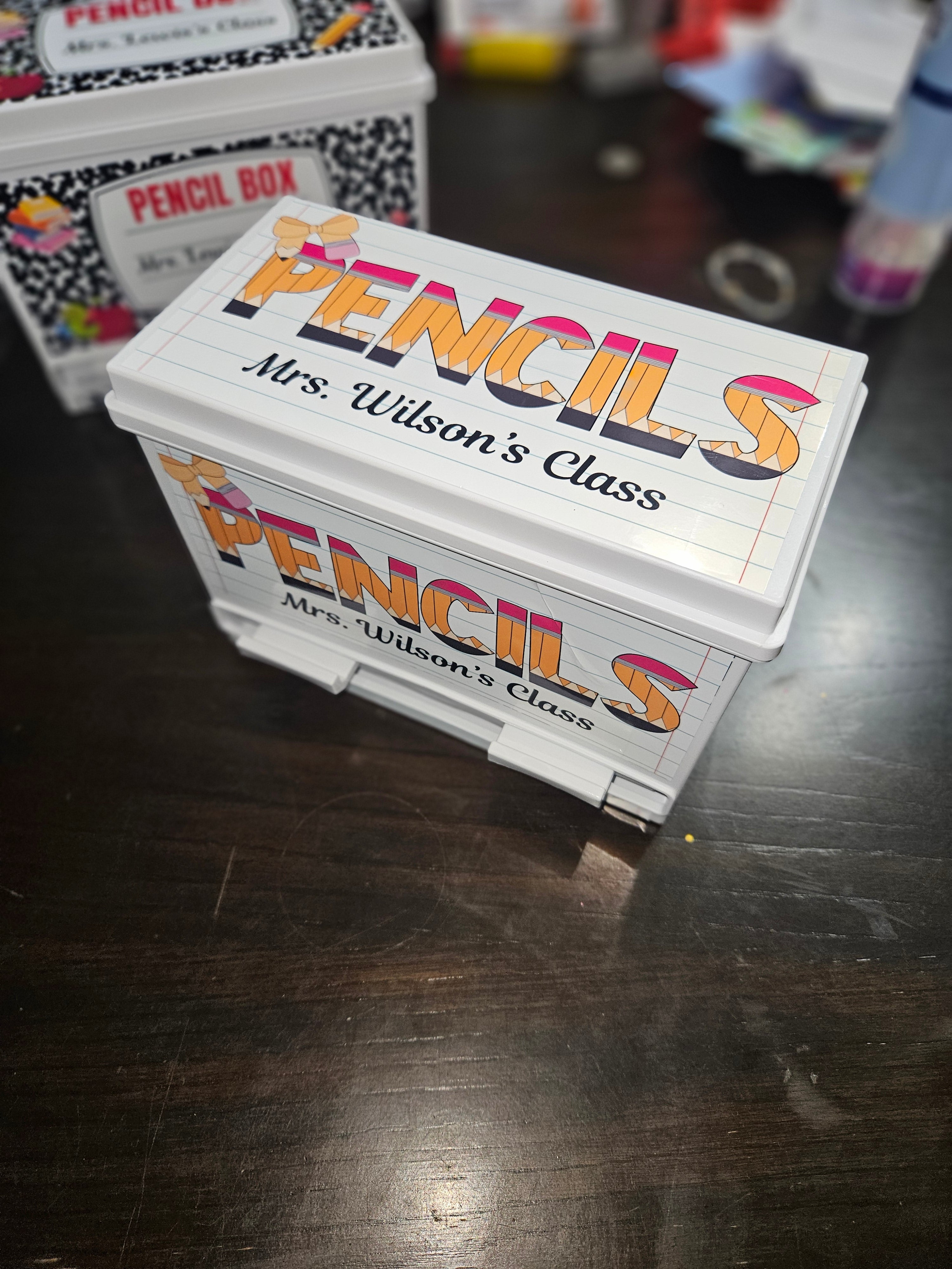Personalized Pencil Dispenser for Teachers