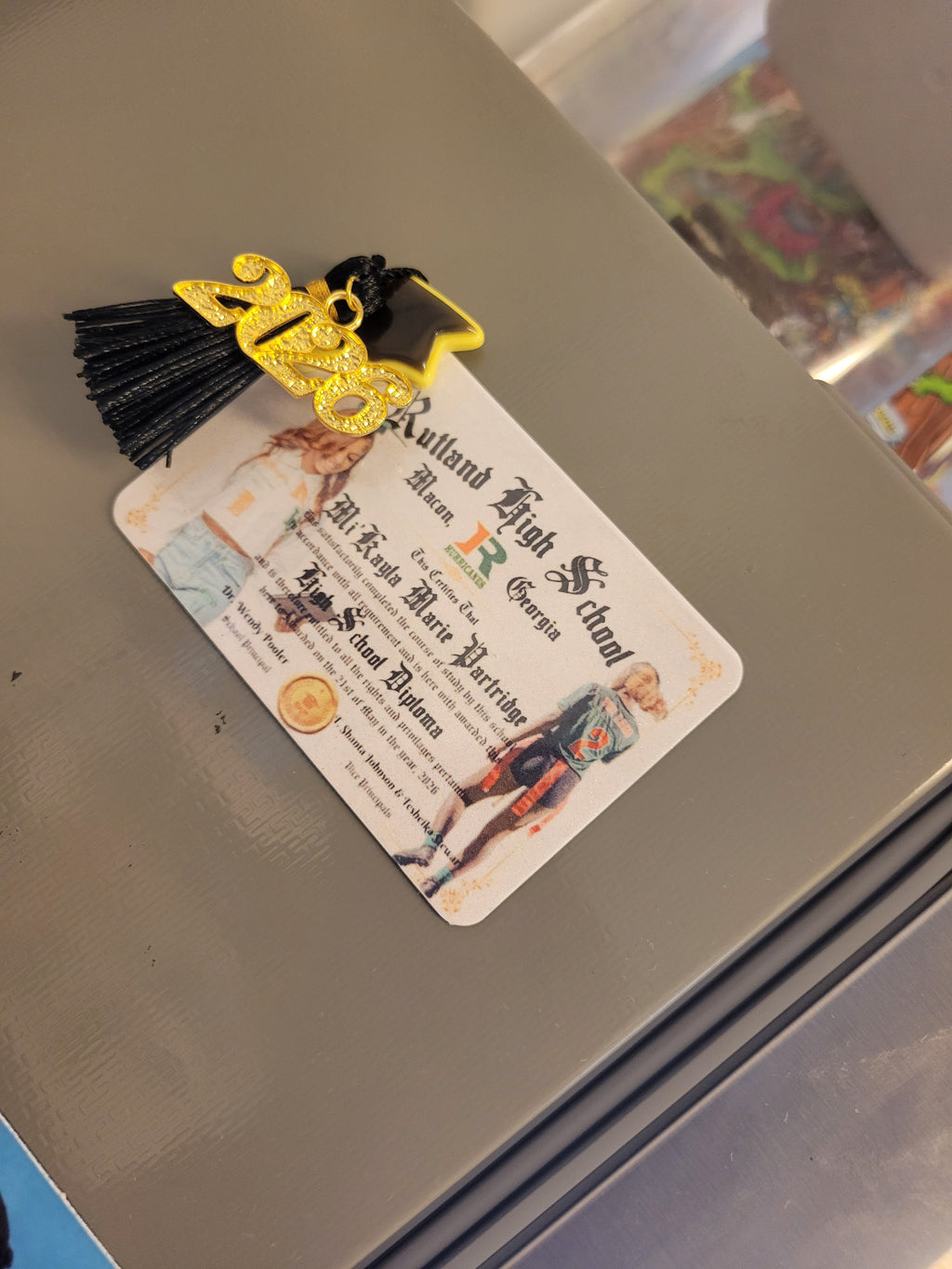 Mini Grad Diploma magnet