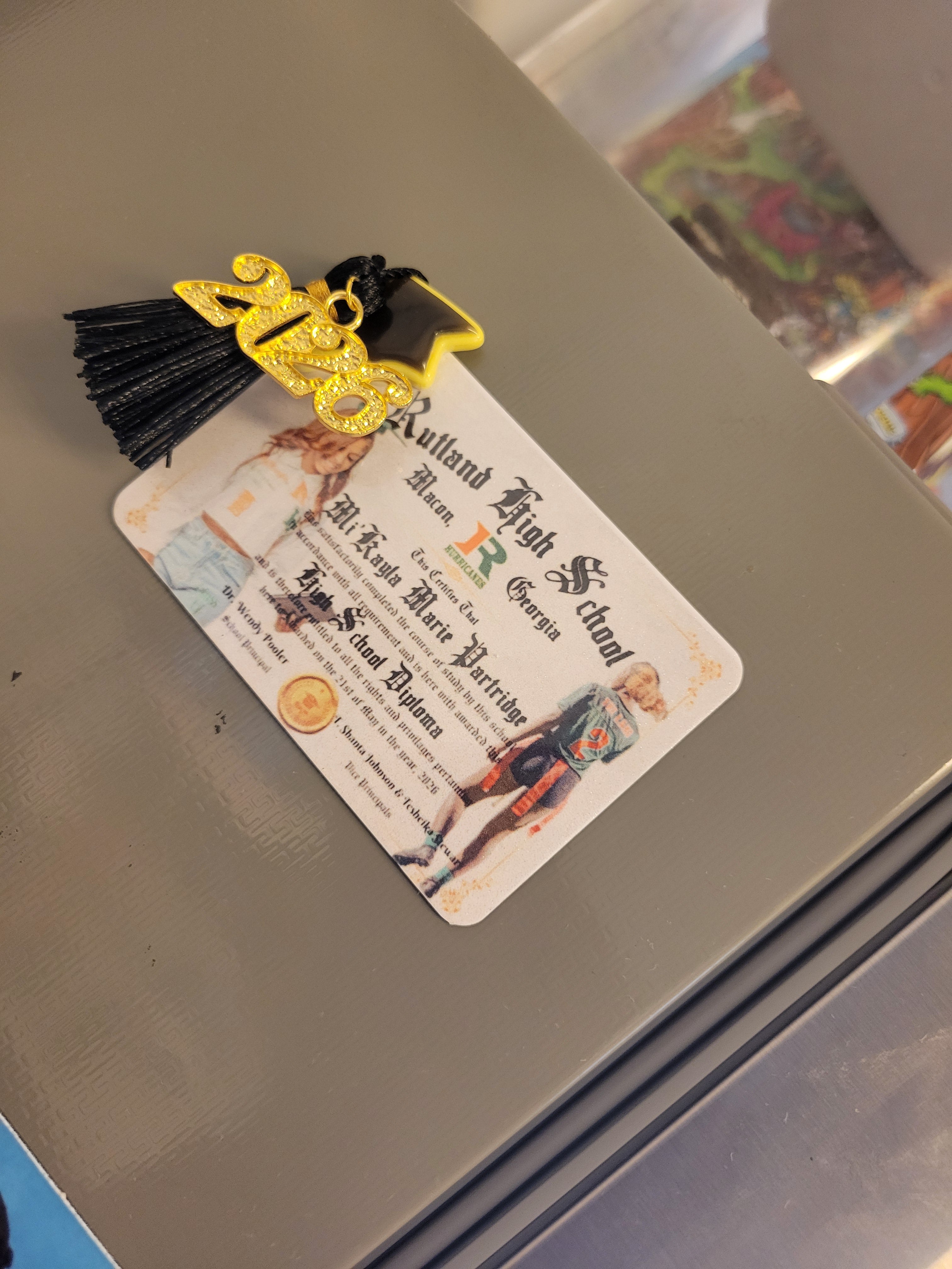 Mini Grad Diploma magnet