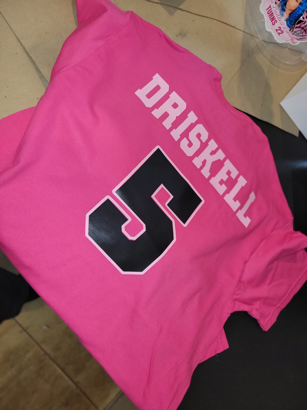 Add back of shirt Design