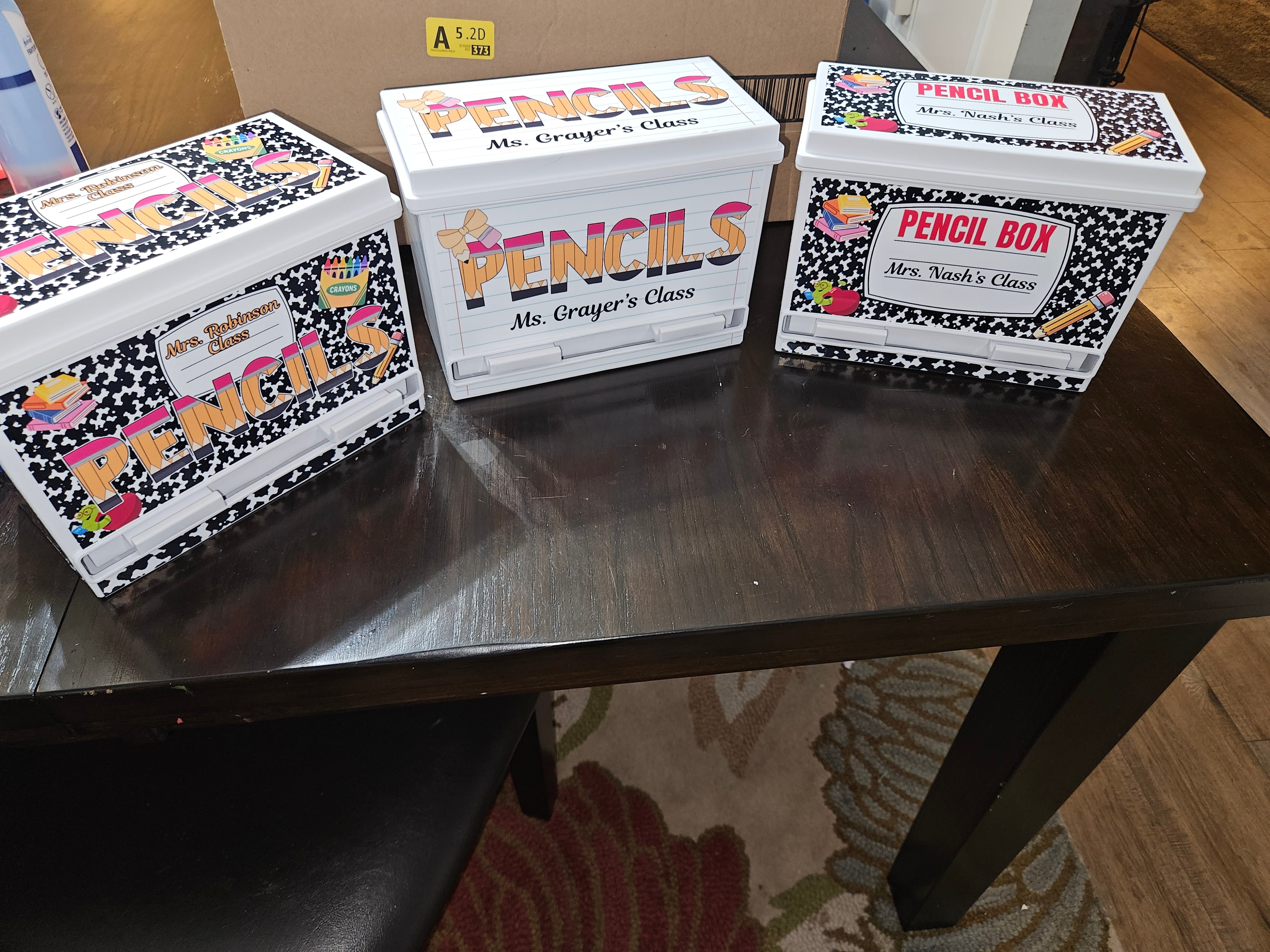 Personalized Pencil Dispenser for Teachers