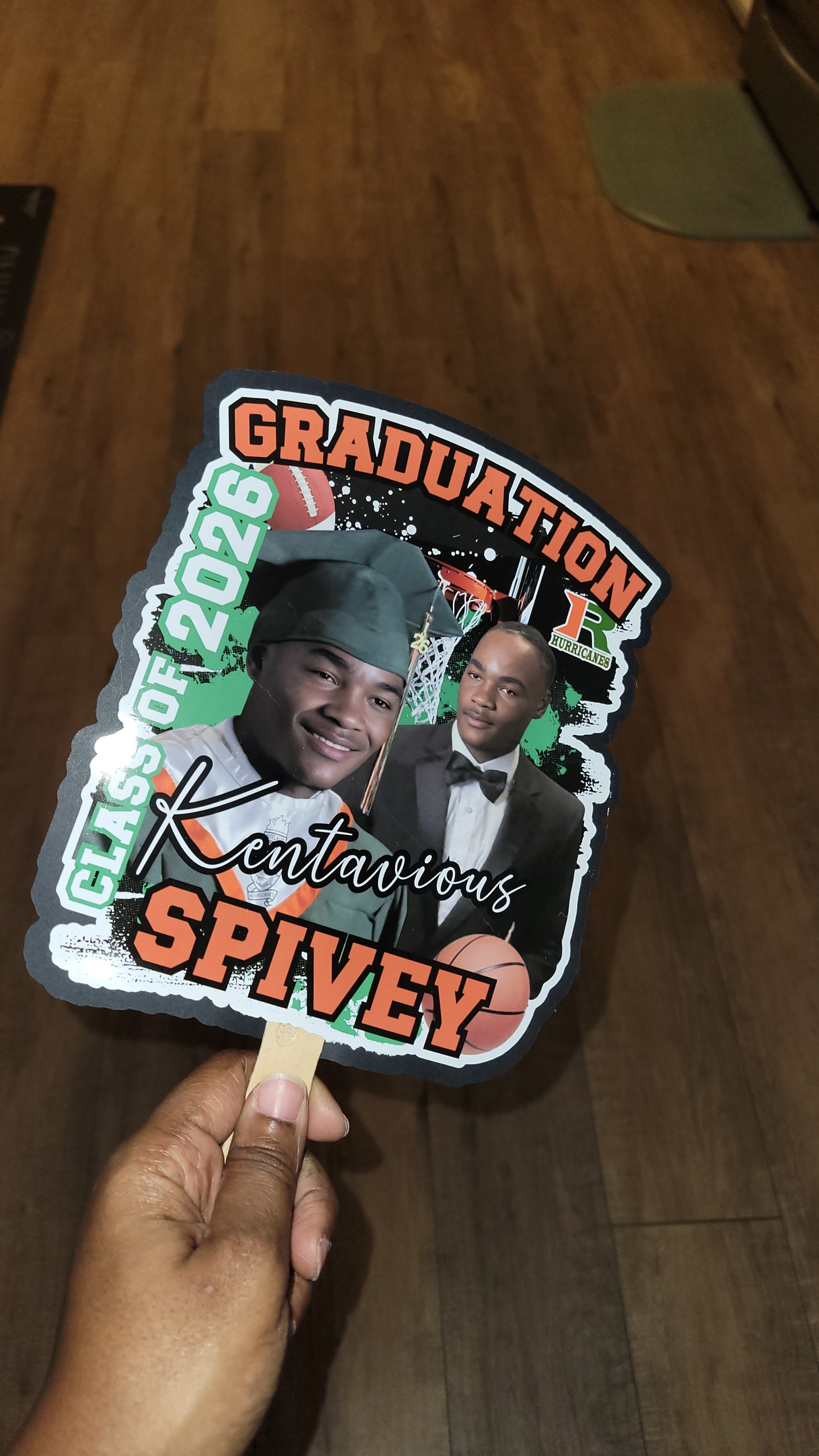 Custom Graduation fans