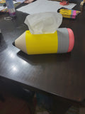 Pencil Tissue Box Holder, 3D Printed Decor