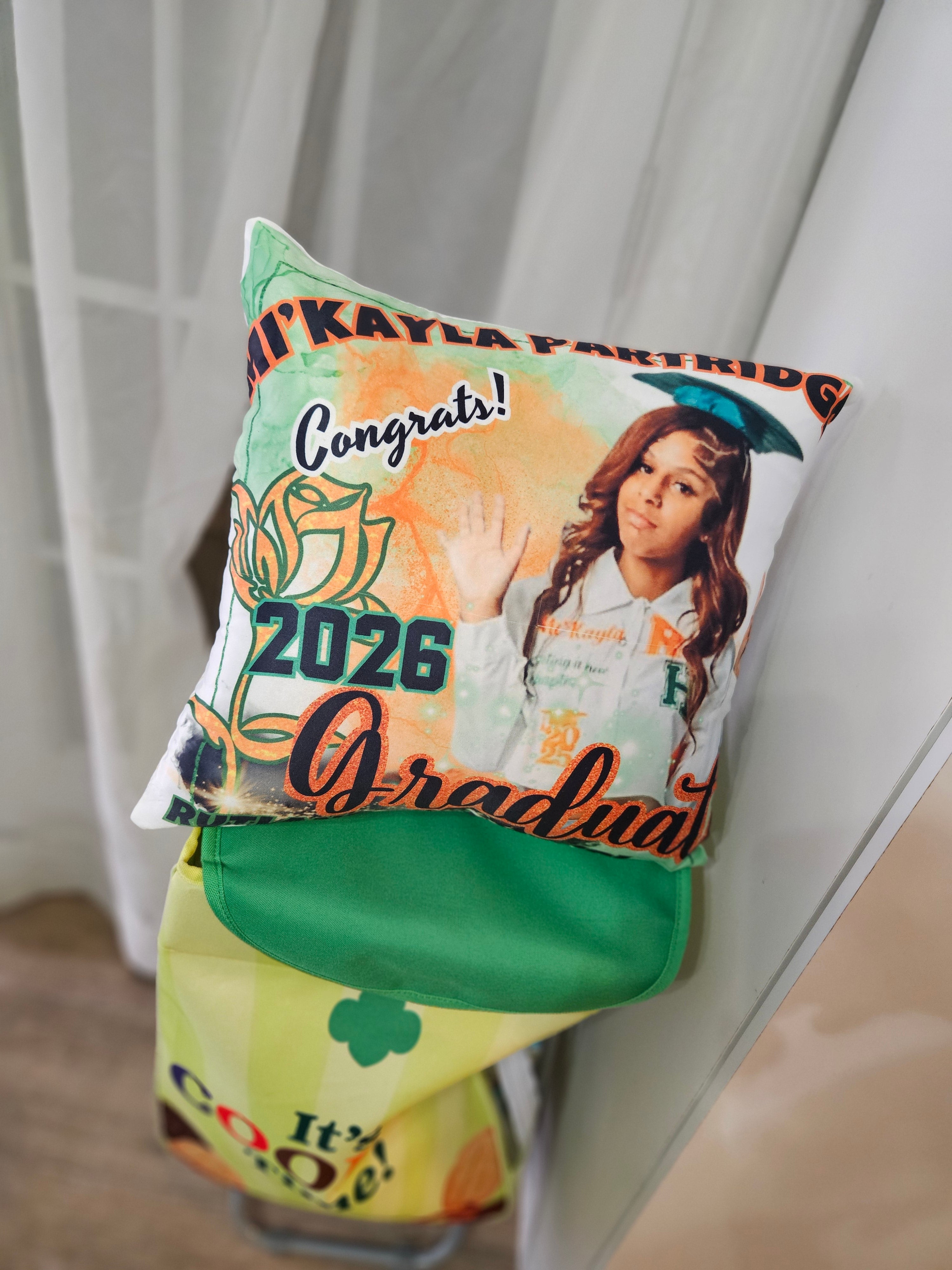 Graduation Photo Pillow Photo Pillow Diploma Pillow Custom Graduation Diploma Pillow Double-Sided Graduation Pillow Grad 2026 Graduation
