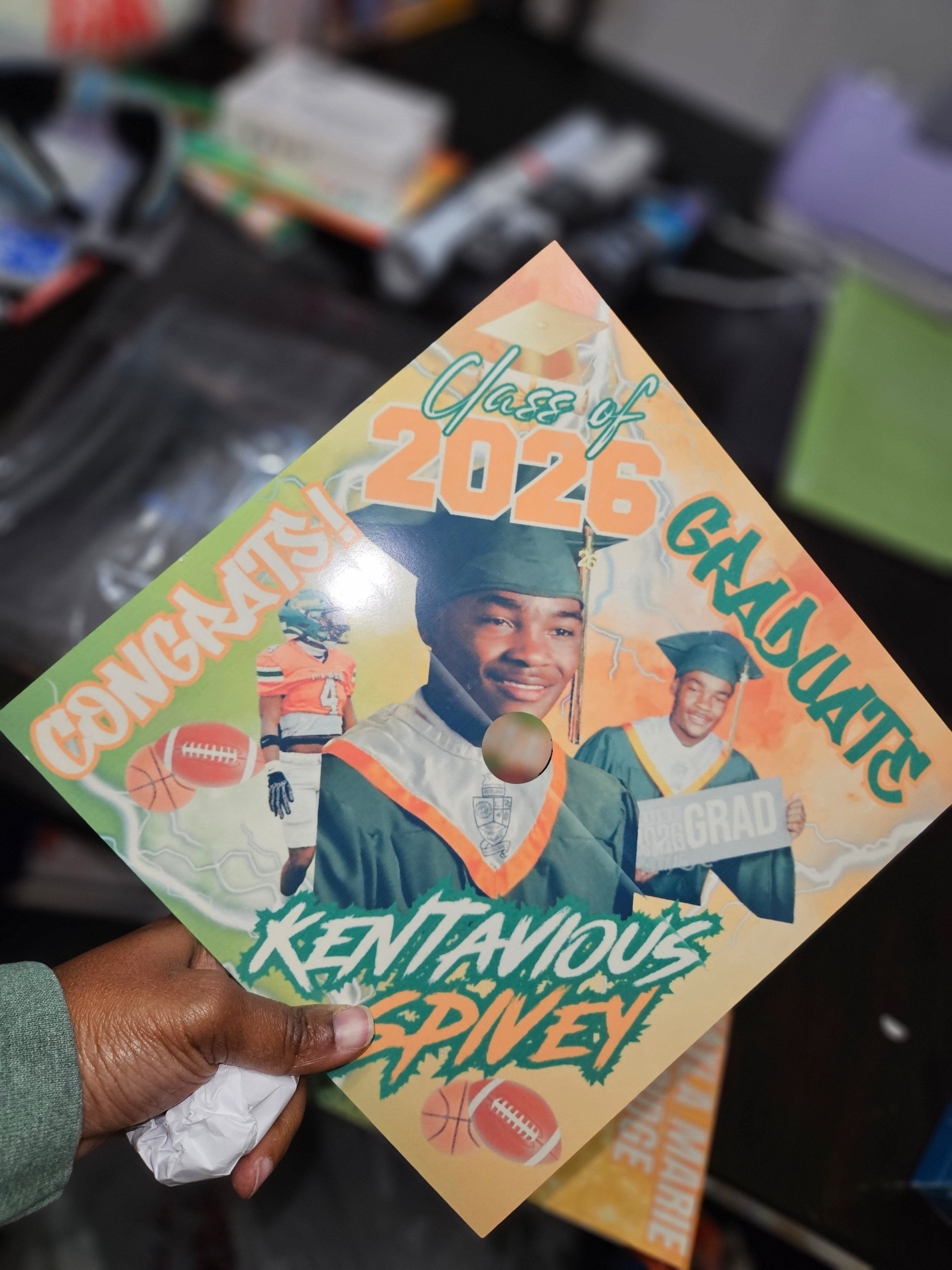 Graduation cap toppers